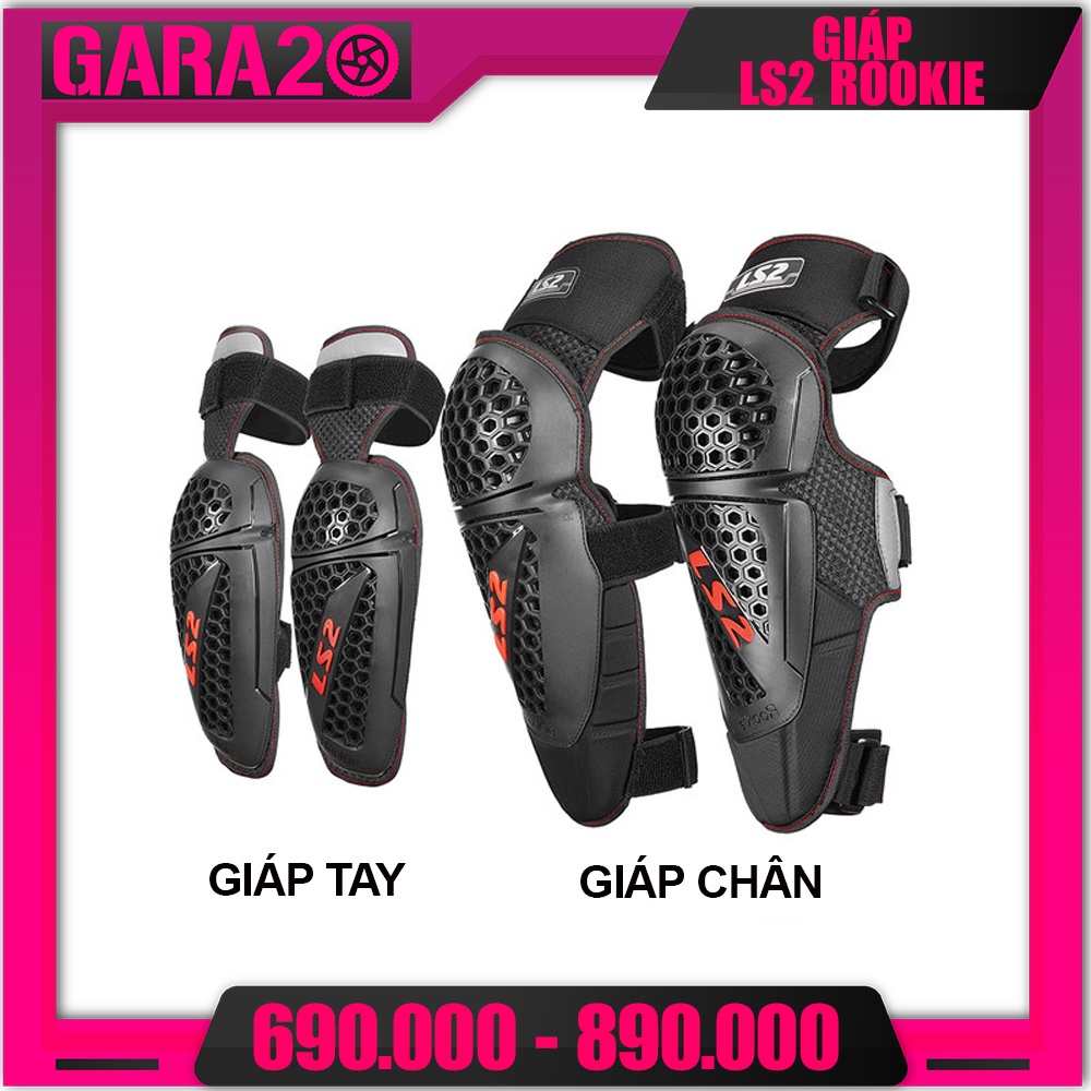 GIÁP GỐI, GIÁP KHUỶU TAY LS2 ROOKIE - GARA20