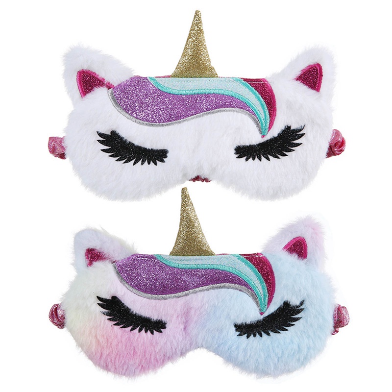 Miếng bịt mắt ngủ bằng vải lông dễ thương cho bé