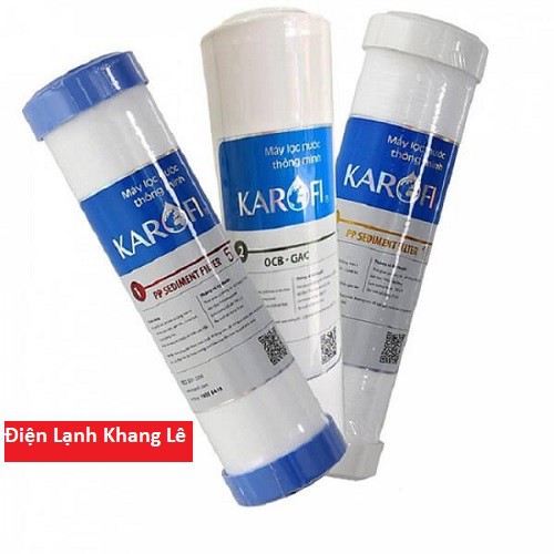 Bộ lõi lọc nước KAROFI 123 chính hãng giá tốt nhất DL09