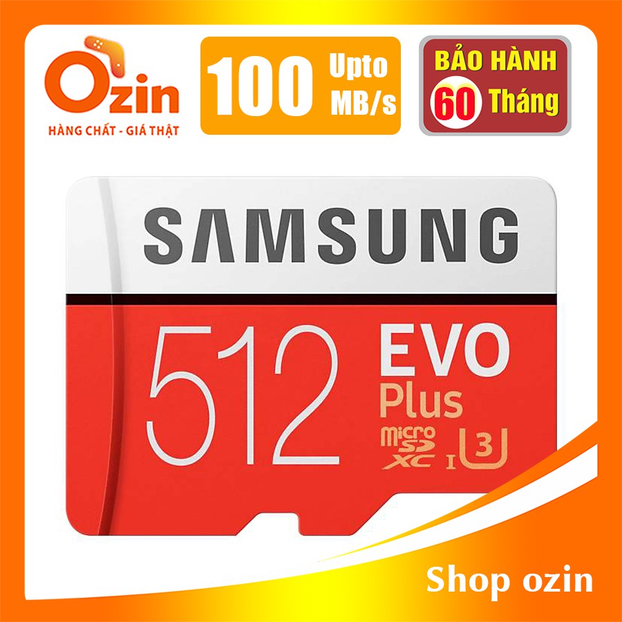 [RẺ VÔ ĐỊCH] Thẻ nhớ micro SD samsung Evo plus 512GB 256GB 100MB/s 4k video | BigBuy360 - bigbuy360.vn