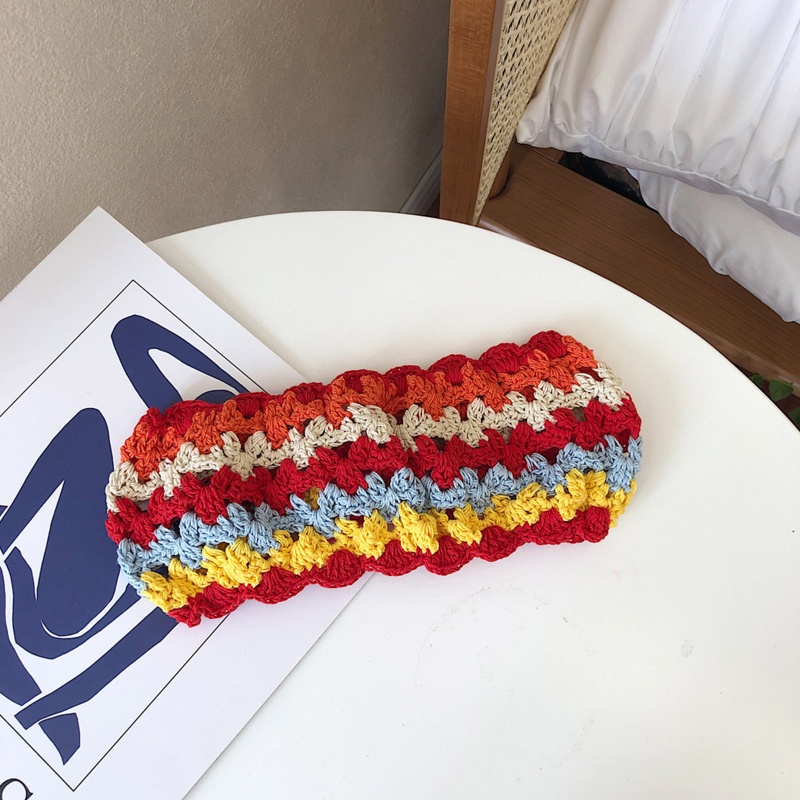 Băng Đô Cài Tóc Co Giãn Màu Sắc Xinh Xắn Phong Cách Lolita