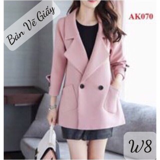 BẢN VẼ ÁO KHOÁC W8