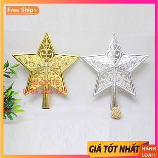 Ngôi sao gắn đỉnh cây thông Noel loại cao cấp trang trí giáng sinh