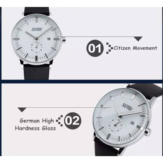 Đồng Hồ Nam SKMEI KWJAPAN Dây Da Siêu Bền Chống Nước Tốt | BigBuy360 - bigbuy360.vn
