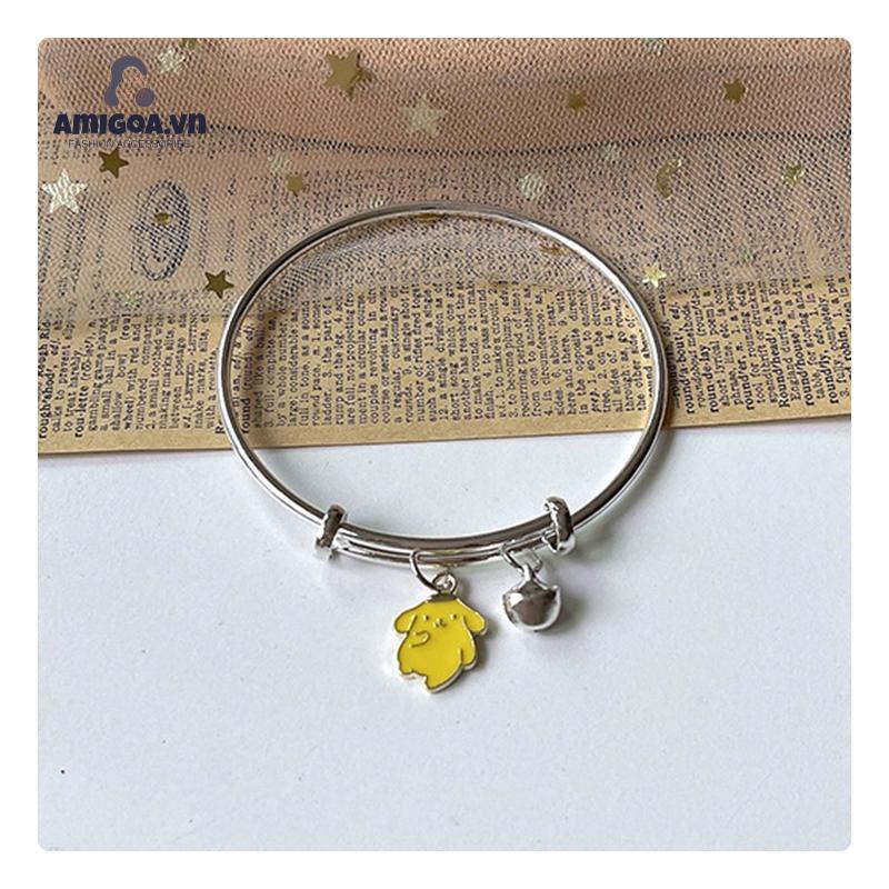 ✨✨Vòng Đeo Tay Gắn Chuông Kiểu Hoạt Hình Đáng Yêu Phong Cách Hàn Quốc Cho Bạn Gái