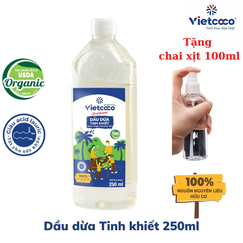 Dầu dừa tinh khiết Vietcoco