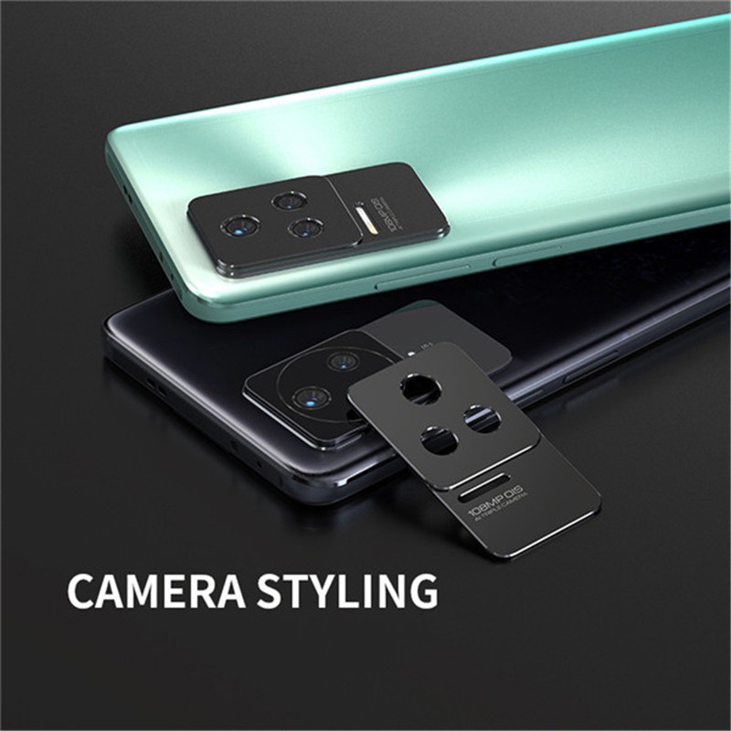 Ốp Điện Thoại Chống Trầy Xước Có Vòng Kim Loại Bảo Vệ Ống Kính Máy Ảnh Cho Xiaomi Poco F4 GT Redmi K60 K40S K50 Pro Ultra