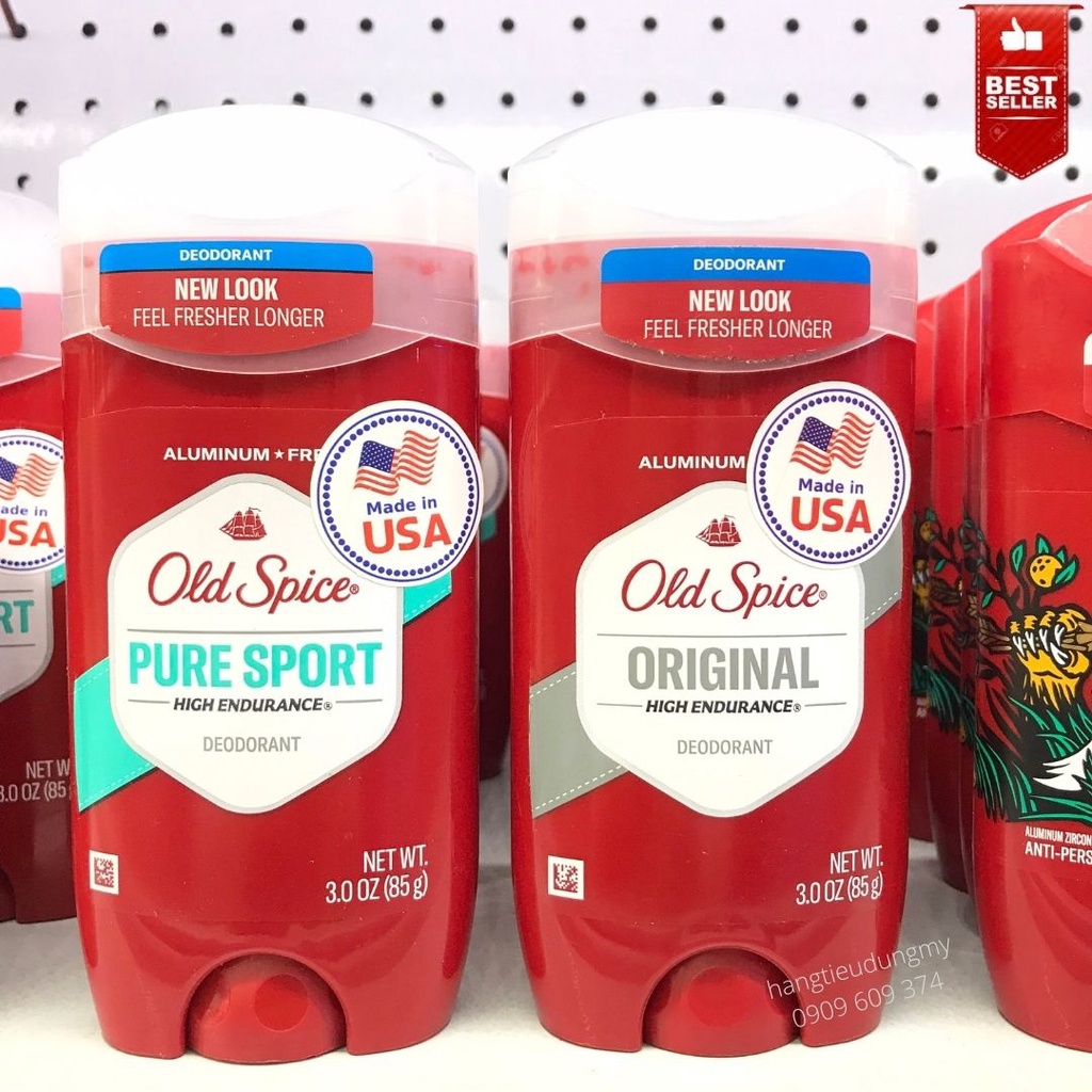 Sáp Khử Mùi Old Spice High Endurance Anti-Perspirant Deodorant 85g