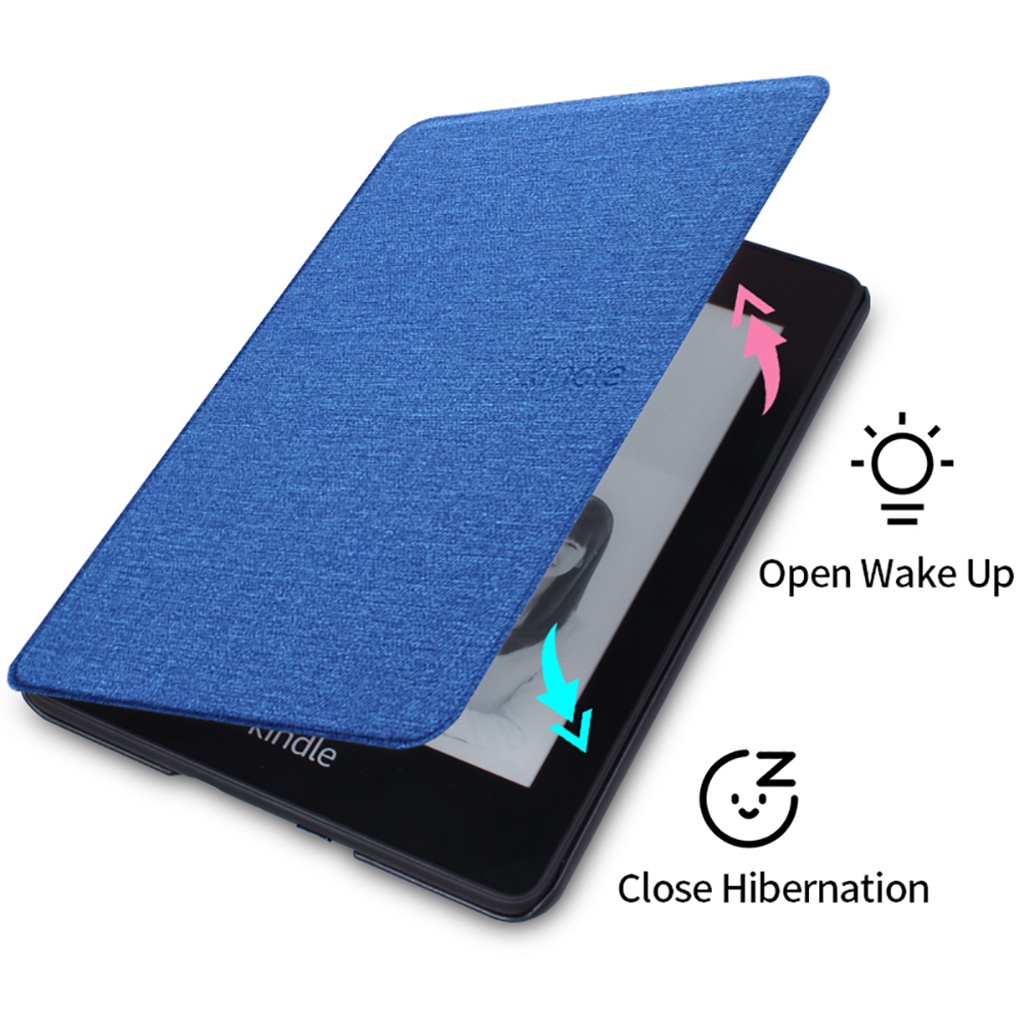 Ốp điện thoại bằng da PU + vải cho Kindle Paperwhite4 Kids Edition 10th Generation 6inch 2018 2019 PQ94WIF J9G29R DP75SDI EY21 11th 6.8" M2L3