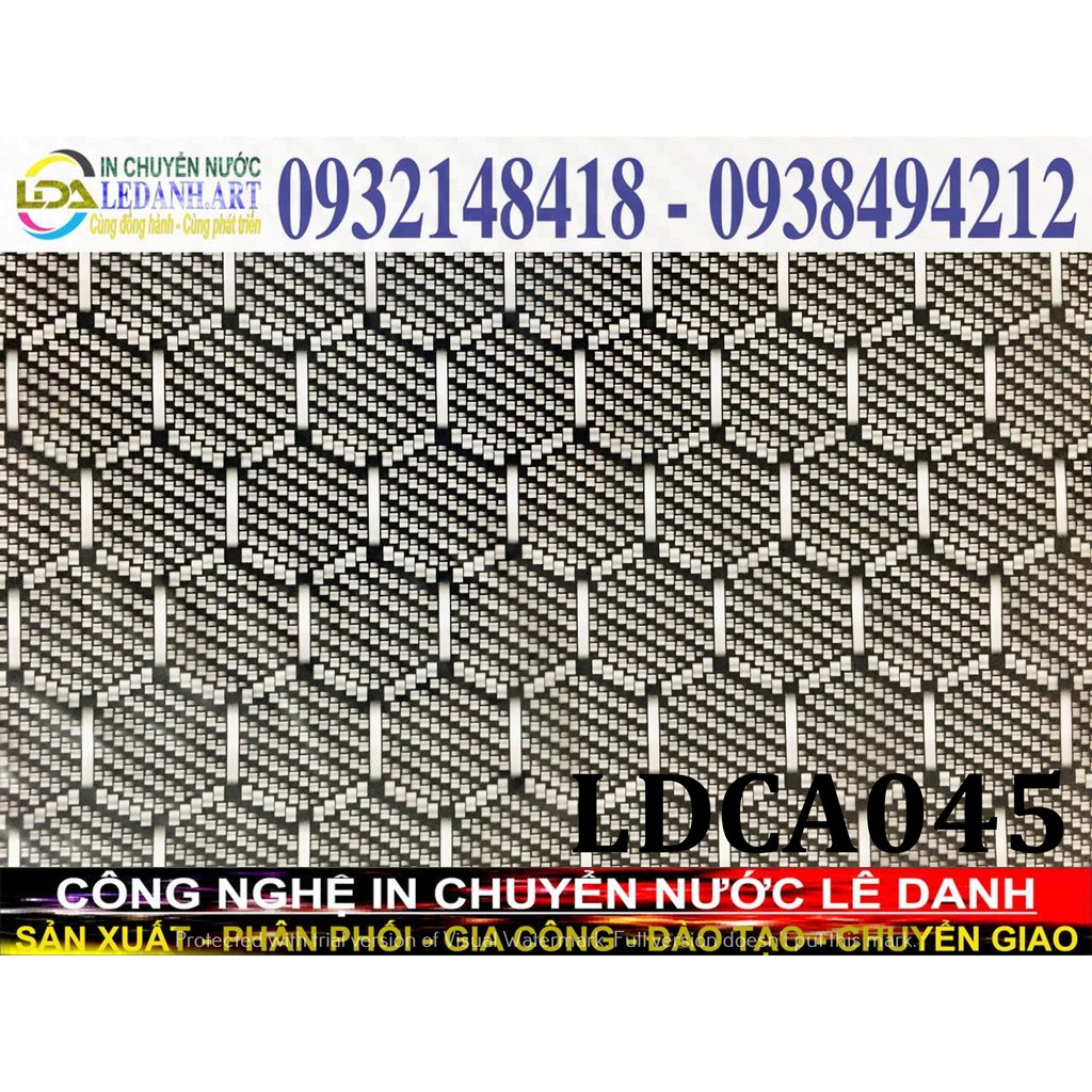 Phim carbon lục giác 🚲 trang trí ô tô xe máy 🚲 COMBO Activator + 0.5x4m 🚲
