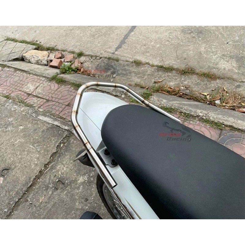 Tay xách inox trắng Wave 110- wave 100- wave 50cc