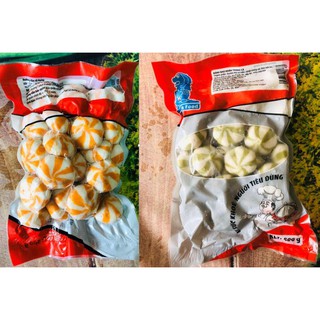 bánh bao hải sản nhân trứng nhím biển gói 500g Phu Mark cam