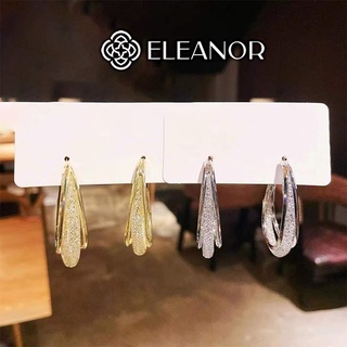 Bông tai nữ chuôi bạc 925 Eleanor Accessories đính đá lấp lánh sang chảnh phụ kiện trang sức 3934