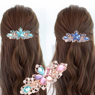 Kẹp tóc hình nơ đính đá thời trang cho nữ