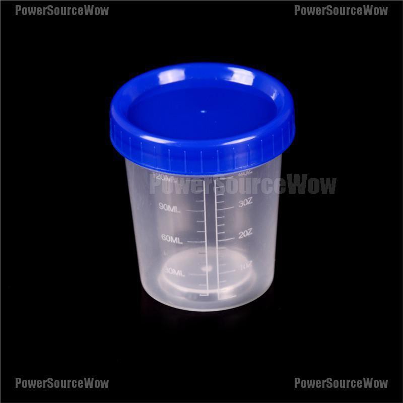 Bình Nhựa Đựng Mẫu Thử Có Nắp Đậy Dung Tích 120ml Kích Thước 12x7.5cm
