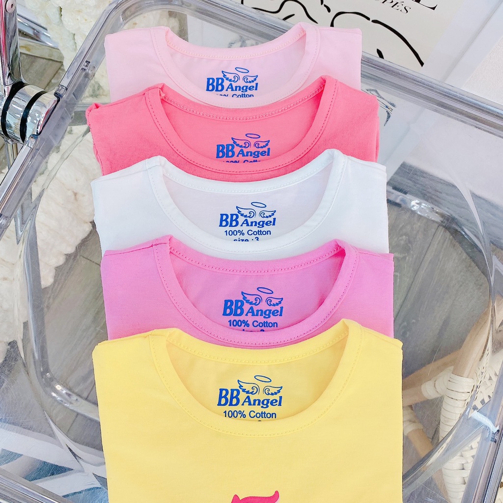 Áo thun dài tay thương hiệu BB Angel chất liệu cotton mềm mịt, hình in best friend siêu đẹp cho bé gái