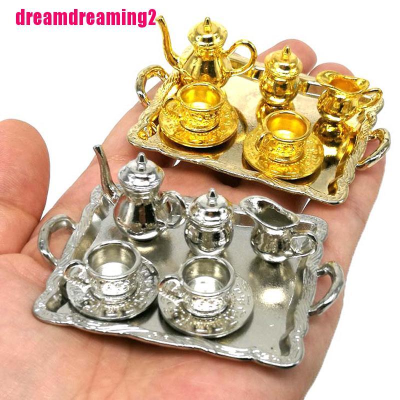 Bộ 10 Ấm Trà Tỉ Lệ 1: 12 Trang Trí Nhà Búp Bê