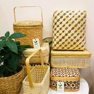 Hộp tre làn tre giỏ tre