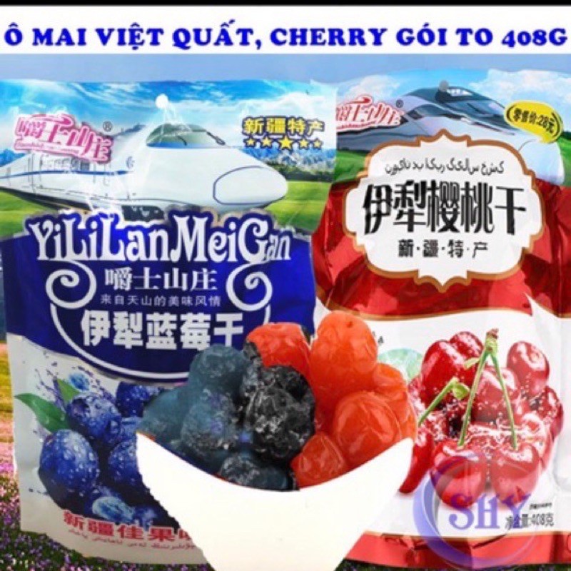 Ô Mai Việt Quất, Cherry gói to 480gr