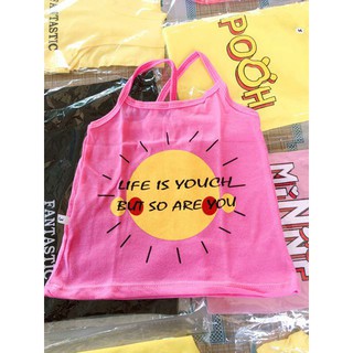 ÁO 2 DÂY CHÉO LƯNG DỄ THƯƠNG BÉ GÁI