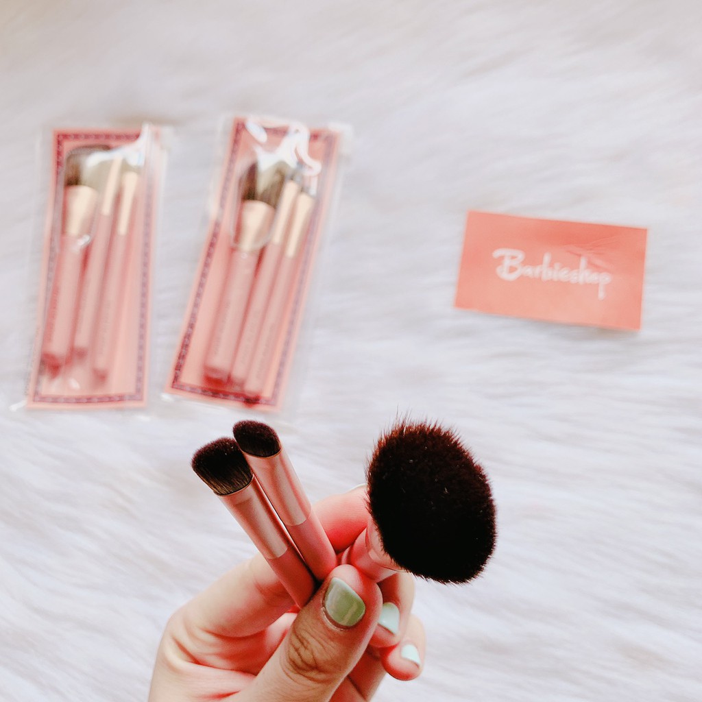 Bộ Cọ 3 Cây Too Cool For School Make Up Brush Kit Limited Edition