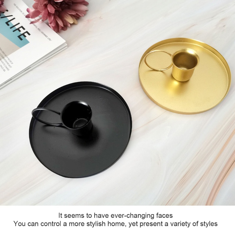 Giá Đỡ Đèn Cầy Bằng Sắt Phong Cách Hiện Đại Thời Trang Cho Nhà Ở