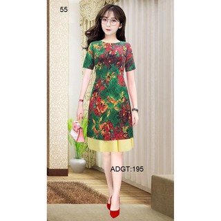 Giá xưởng - áo dài cách tân gấm thun