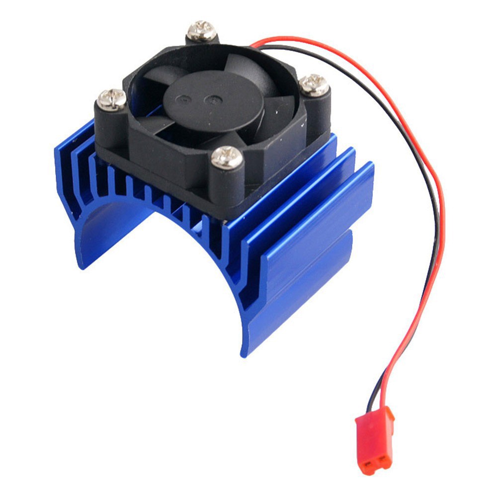 【RC Kuduer】RC Car Motor Radiator With Cooling Fan For 1/10 HSP RC Car 540 550 3650 Motor