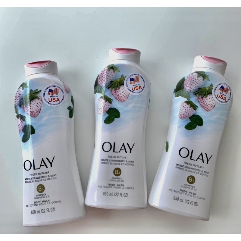 Sữa Tắm OLAY 650ml của MỸ — giữ ẩm da, chống lão hoá, da mềm mượt và hương thơm nhẹ nhàng