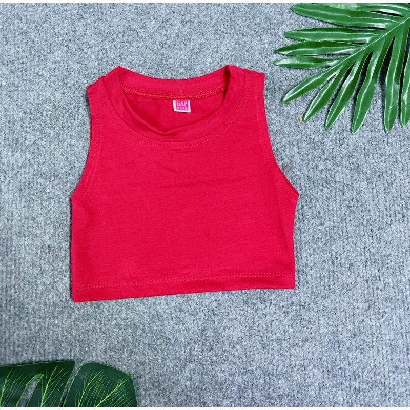 Áo Lẻ Roptop Màu cho Bé Gái Chất Thun Cotton Mềm Mại