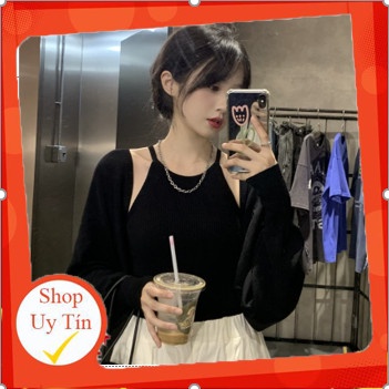 HOT ITEMS LEN ÁO YẾM + CARDIGAN SIÊU SANG CHẢNH ULZZANG - KÈM ẢNH THẬT