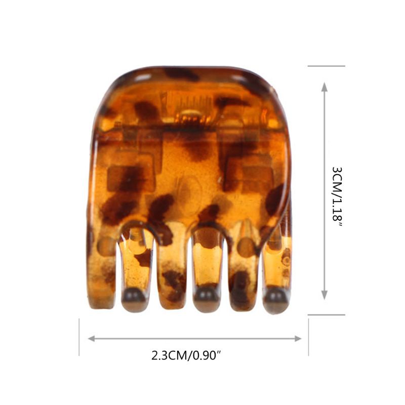 Set 24 Kẹp Tóc Càng Cua Mini Chống Trượt Bằng Nhựa