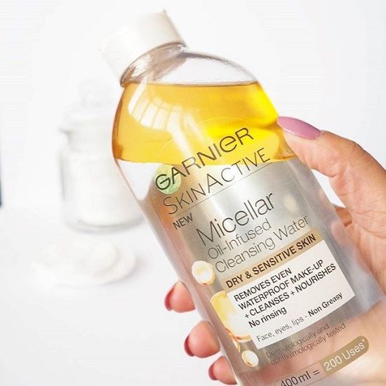 [Bill Đức]Nước tẩy trang Garnier Skin Active Oil Infused Micellar