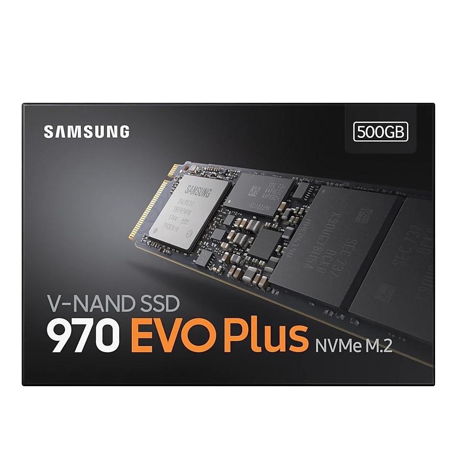 Ổ cứng SSD Samsung 970 EVO Plus PCIe NVMe M.2 2280 500GB (Đen)