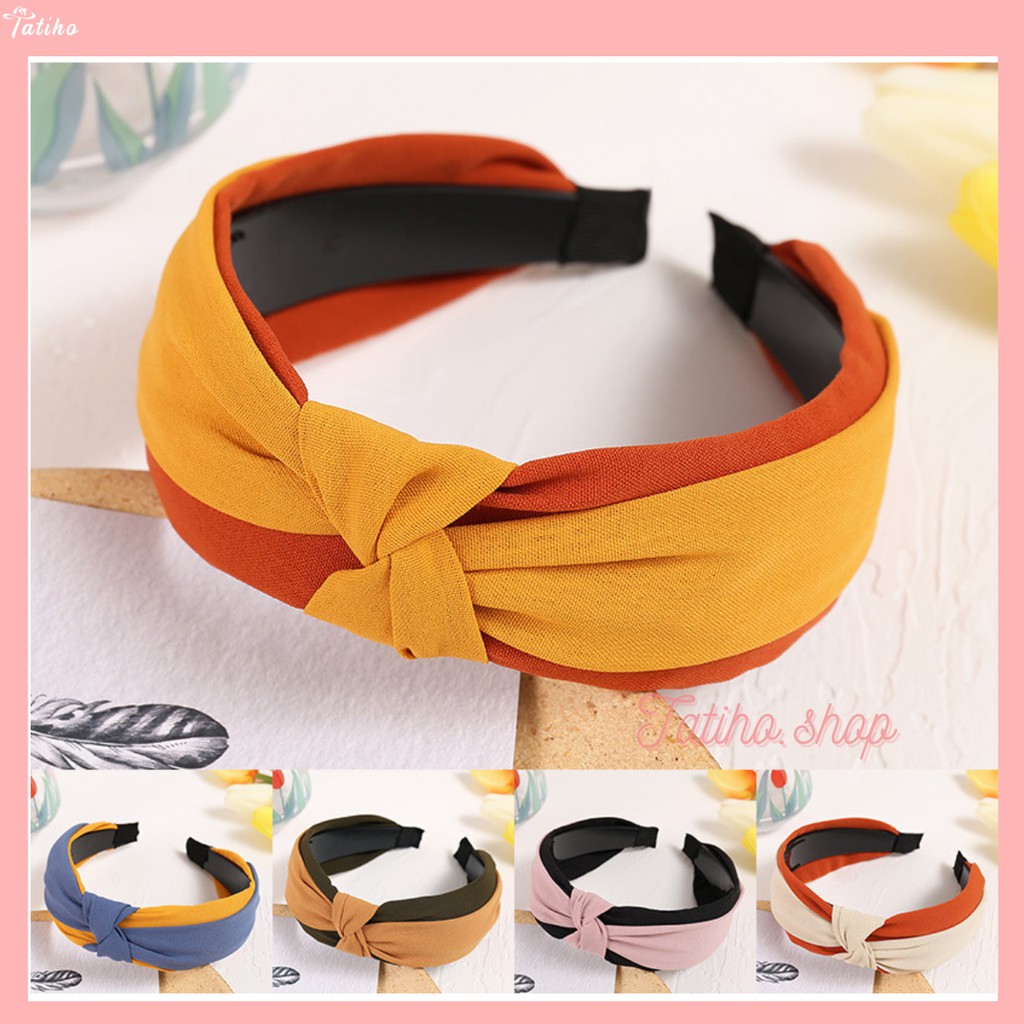 [Hàng Xịn, Giá Tốt] Cài Tóc Băng Đô Vải 2 Màu Phong Cách Hàn Quốc - Mã CT000