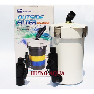 Lọc bể cá, lọc phụ SUNSUN HW-602 / 603, hộp lọc bể cá (không bơm) chính hãng