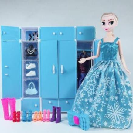 Tủ quần áo búp bê Elsa dễ thương
