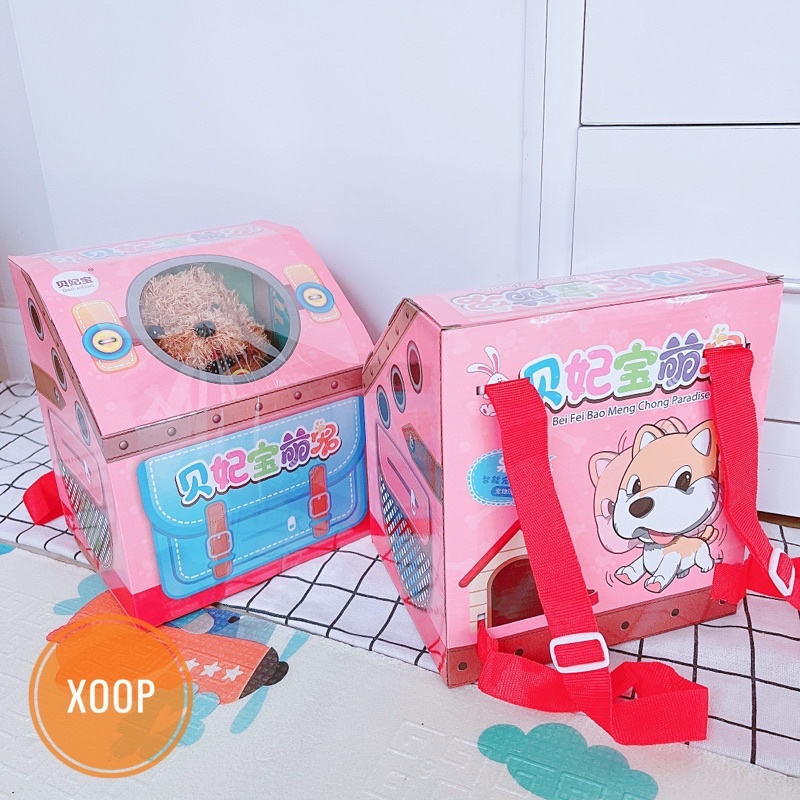 SALE !!! ĐỒ CHƠI XOOP ! CHÚ CÚN BIẾT ĐI VÀ BA LÔ NGÔI NHÀ GIẤY (SP001958 ) SHOP PHÚC YẾN