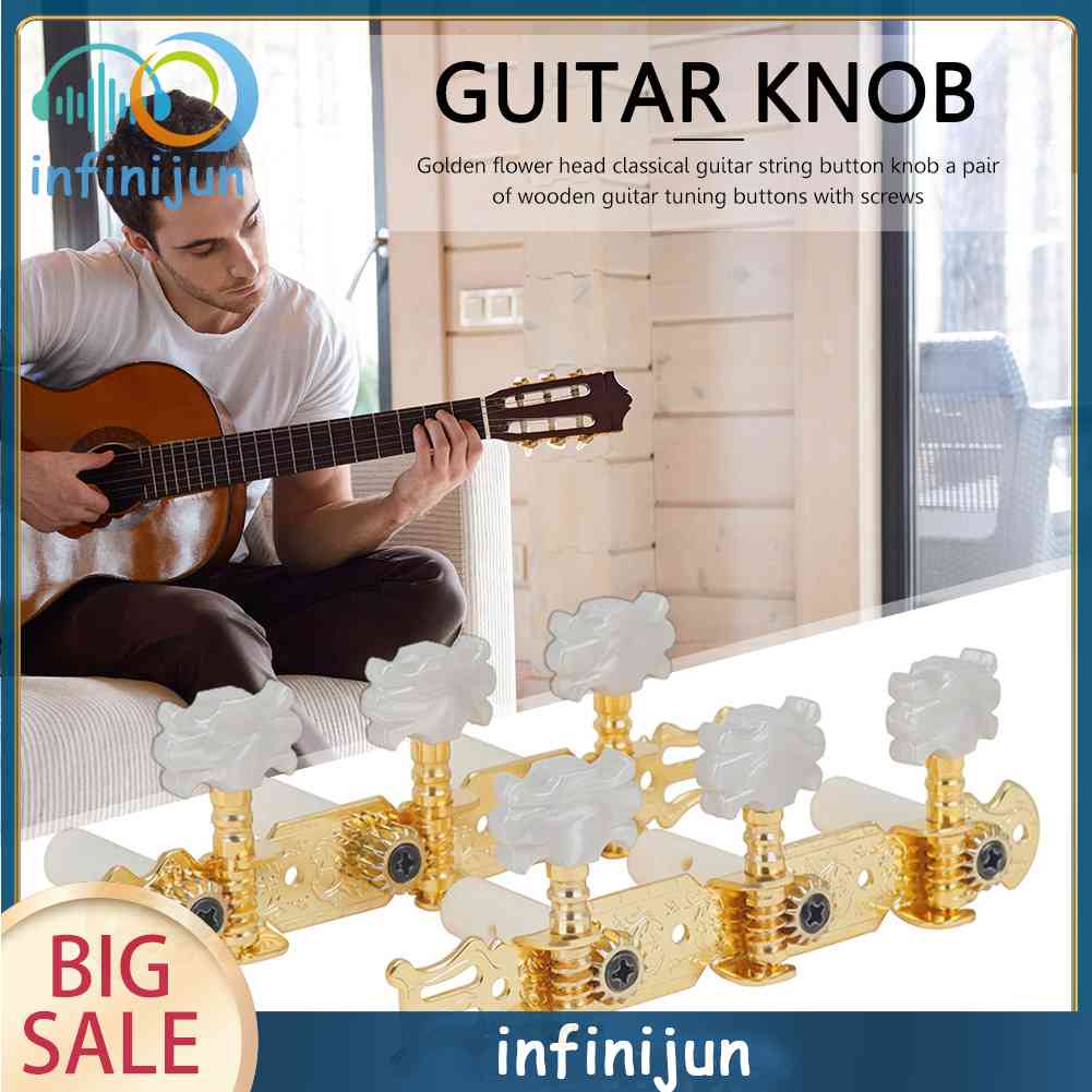 Set 2 Núm Vặn Điều Chỉnh Dây Đàn Guitar