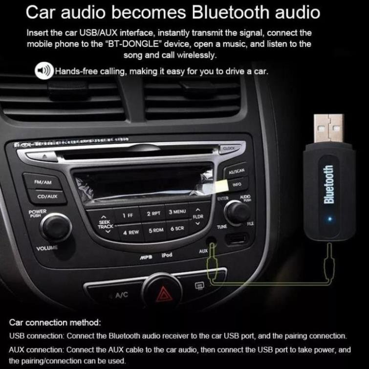 Bộ Chuyển Đổi Âm Thanh Bluetooth - USB Bluetooth - Chuyển loa thường thành loa Bluetooth