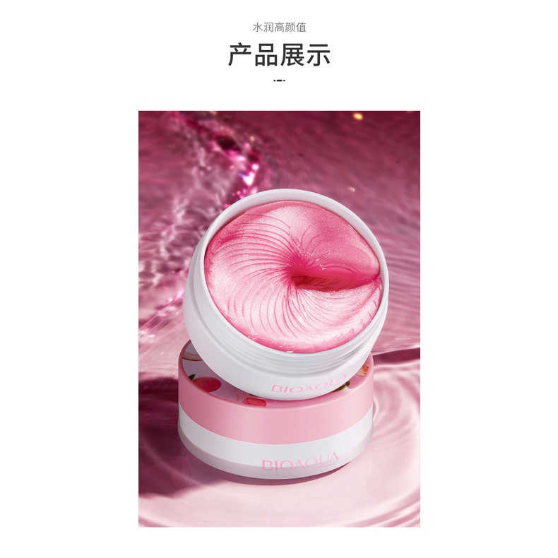 Mặt nạ mắt Bioaqua Giảm thâm mắt Mặt nạ chiết xuất đào Dưỡng ẩm Sáng Da Surica MNB07 (80gr)