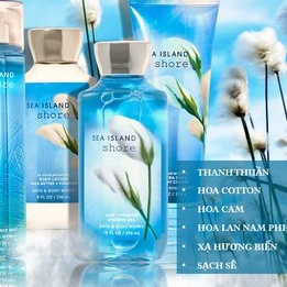 👑 L&G 💄 Xịt thơm Bodymist Bath & Body Work - SEA ISLAND SHORE 30ml/50ml/100ml