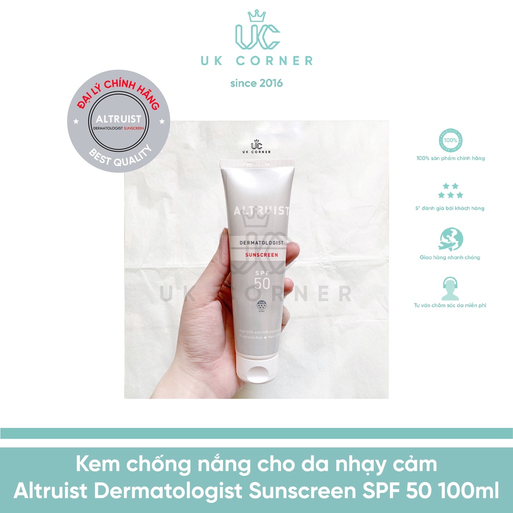 Kem chống nắng cho da nhạy cảm Altruist Dermatologist Sunscreen