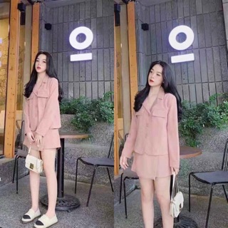 Set áo kèm chân váy/ Set áo vest