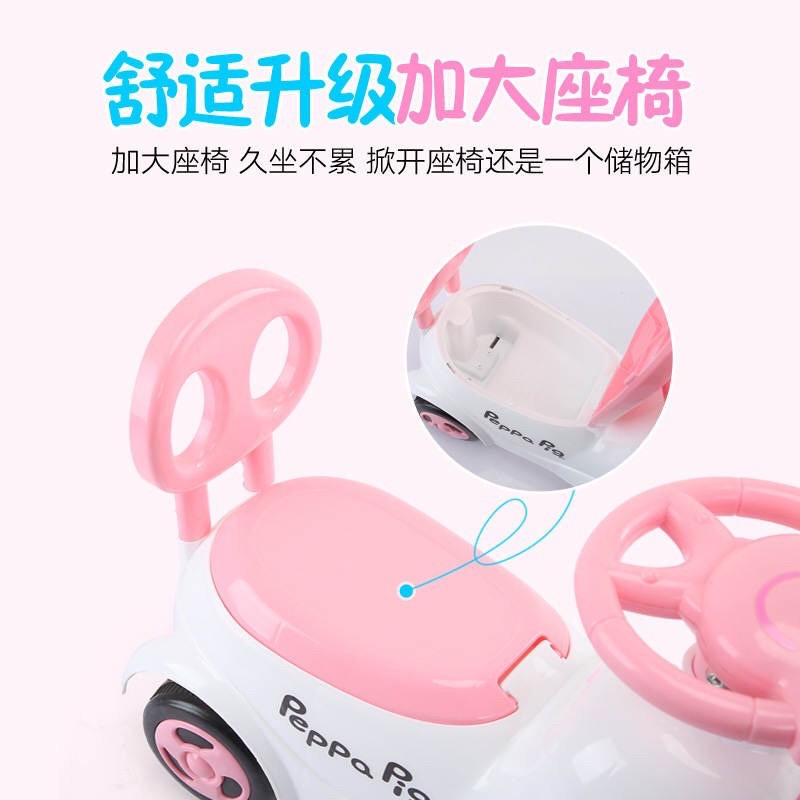 Xe chòi chân heo peppa phù hợp cho bé từ 1- 4 tuổi