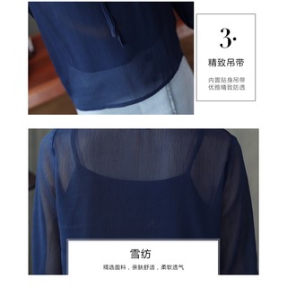Áo Voan Tay Dài Thời Trang Dành Cho Nữ
