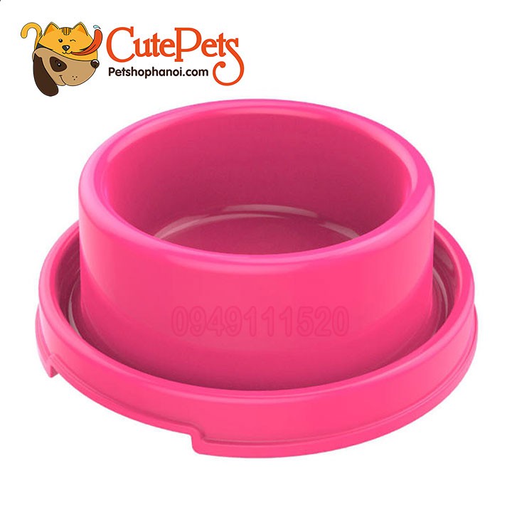 Bát nhựa đơn chống kiến dành cho chó mèo - Cutepets