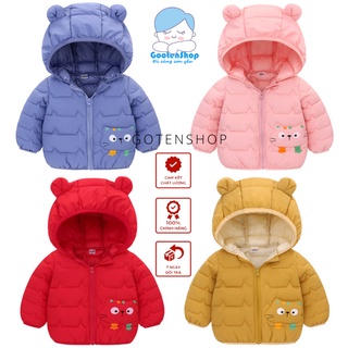 Áo phao trẻ em, áo khoác siêu nhẹ cho bé trai bé gái dày và ấm chuẩn hàng loại 1