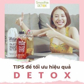 FULL liệu trình 30 ngày giảm cân detox hoa quả sạch tặng kèm bình+ đường detox