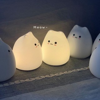 Đèn ngủ con mèo cảm biến 2019 - đèn led trang trí, đèn trang trí phòng ngủ phòng khách, đèn ngủ để bàn, đèn bàn, quà tặn